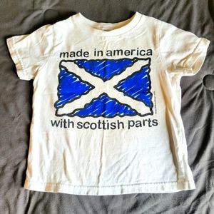 4 year olds t shirt Scottish Scotland pride